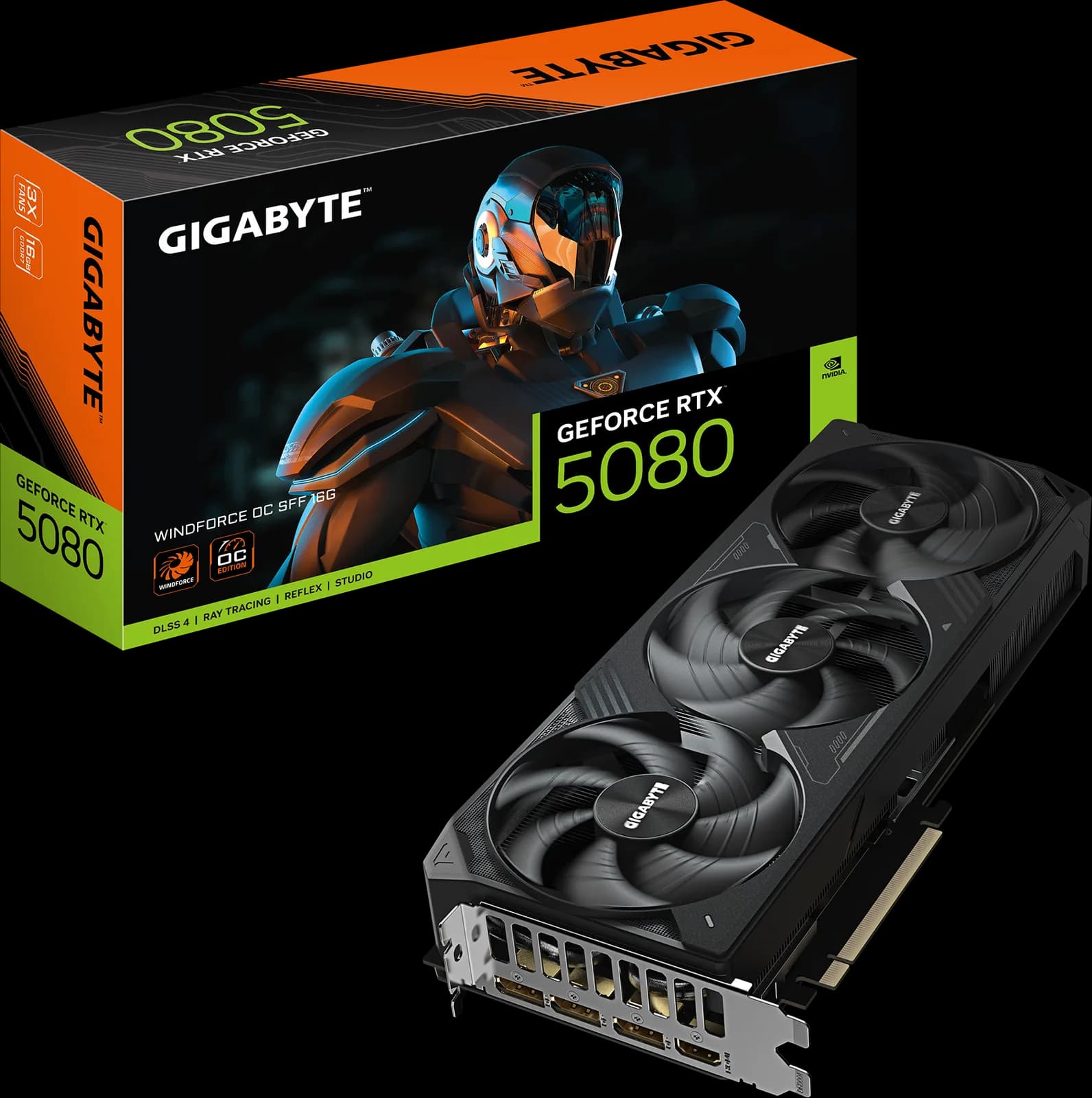 GIGABYTE GeForce RTX 5080 WindForce OC 16GB