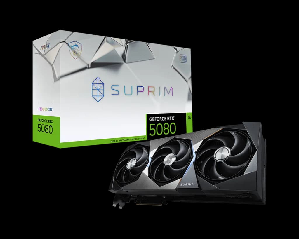 MSI GeForce RTX 5080 Suprim X 16GB